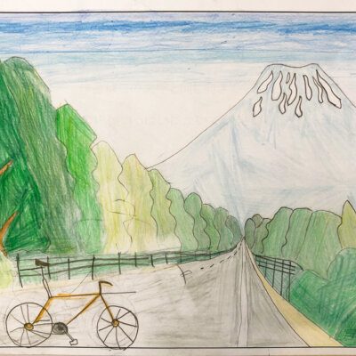 ニセコ小学校 ようてい山と自転車