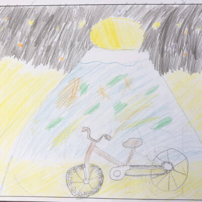 ニセコ小学校 自転車